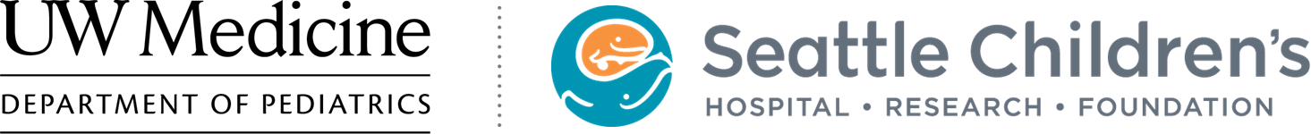Seattle Children's and UW Pediatrics logos